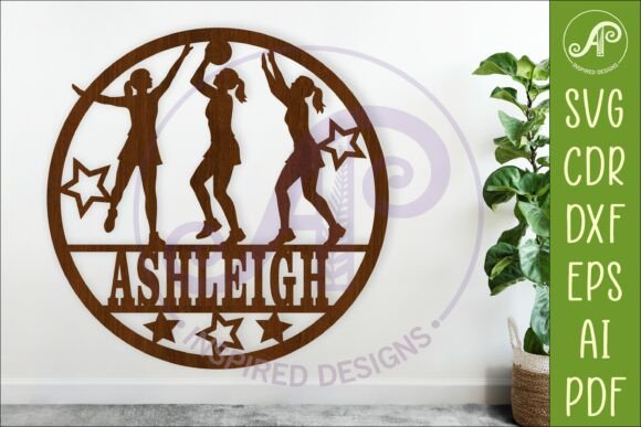 Download Personalized Netball Name Sign Female - Premium Resources