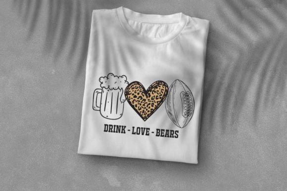 Download NFL Drink Love Bears DIY Crafts Files - Premium Resources