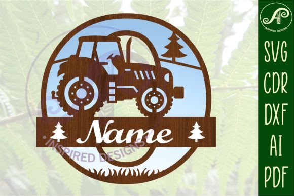 Download Tractor Monogram SVG Letter O Cut File - Tractor monogram Collection