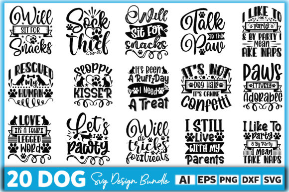 Download Dog Svg Design Bundle - Dog svg Collection